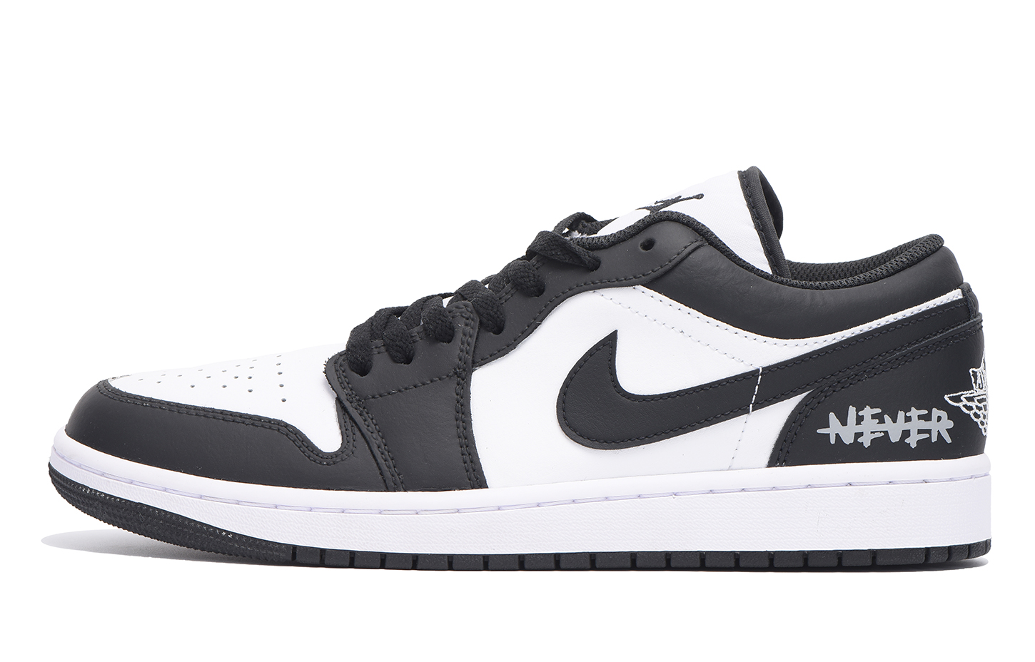 Кроссовки Air JORDAN 1 Vintage Basketball Shoes Men Low-Top Black White