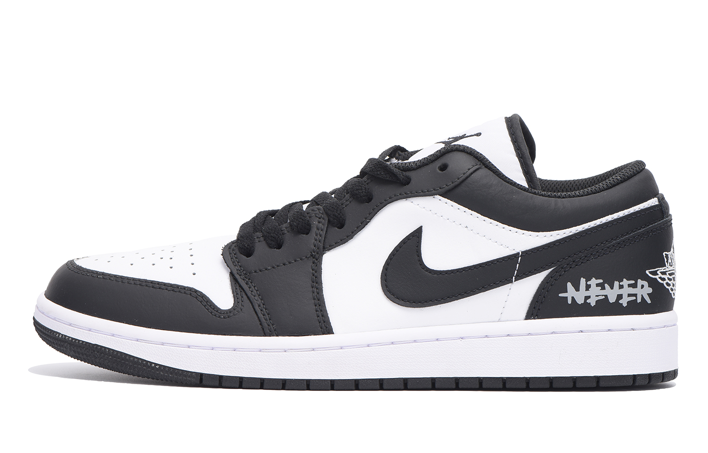 

Кроссовки Air JORDAN 1 Vintage Basketball Shoes Men Low-Top Black White, Черный, Кроссовки Air JORDAN 1 Vintage Basketball Shoes Men Low-Top Black White