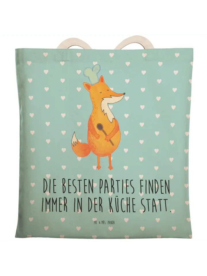 

Шоппер Mr. & Mrs. Panda, цвет türkis pastell