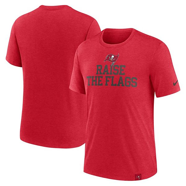 

Мужская футболка heather red tampa bay buccaneers blitz tri-blend Nike