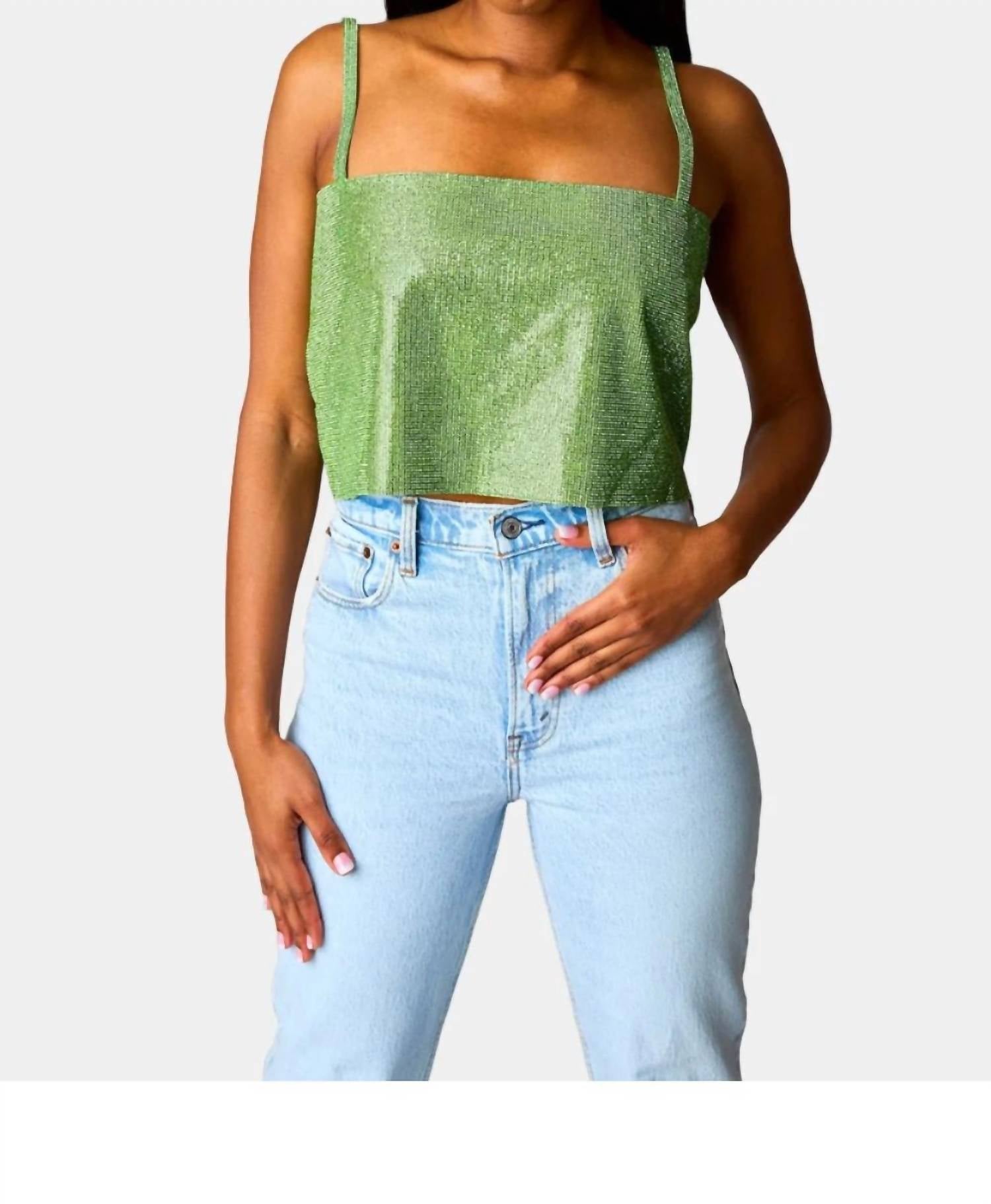 

Топ Lucky You в зеленом цвете BUDDYLOVE