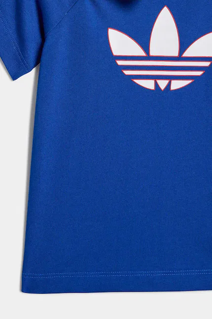 Футболка из мягкого хлопка T-shirt Adidas Originals, синий — фото 4