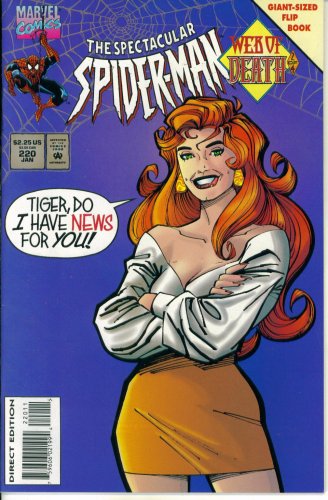 

The Spectacular Spider-Man #220: A Time to Live (Web of Death - Marvel Comics) (Marvel Comics)