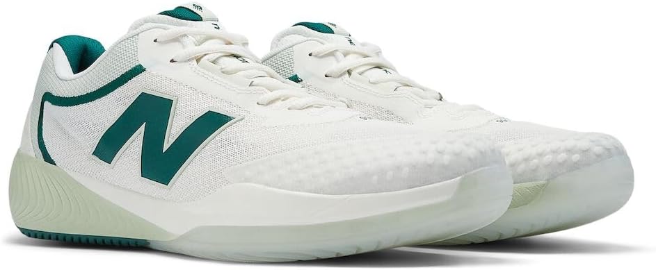 Мужские теннисные кроссовки New Balance FuelCell 996 V6 для жесткого корта, зеленый/болотный — фото 4