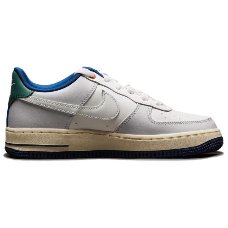 Nike Air Force 1 LV8 'Sail White Thunder Blue' GS, серый белый — фото 2