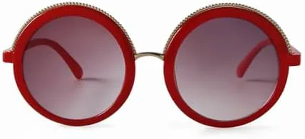 

Металлические круглые солнцезащитные очки для женщин, модные мужские очки, винтажные белые красные солнцезащитные очки для женщин и мужчин MTZJH, C5 White