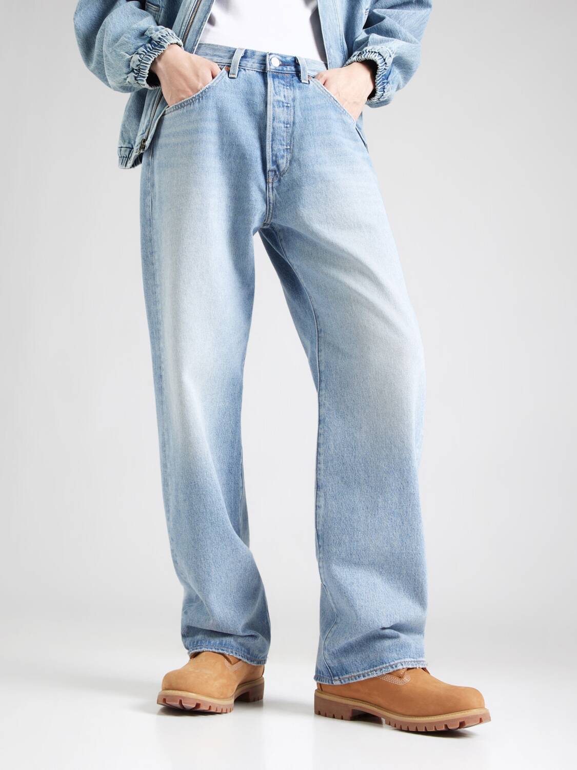 LEVI'S  Джинсы свободного кроя '501 Loose Jeans' в синем дениме — фото 3