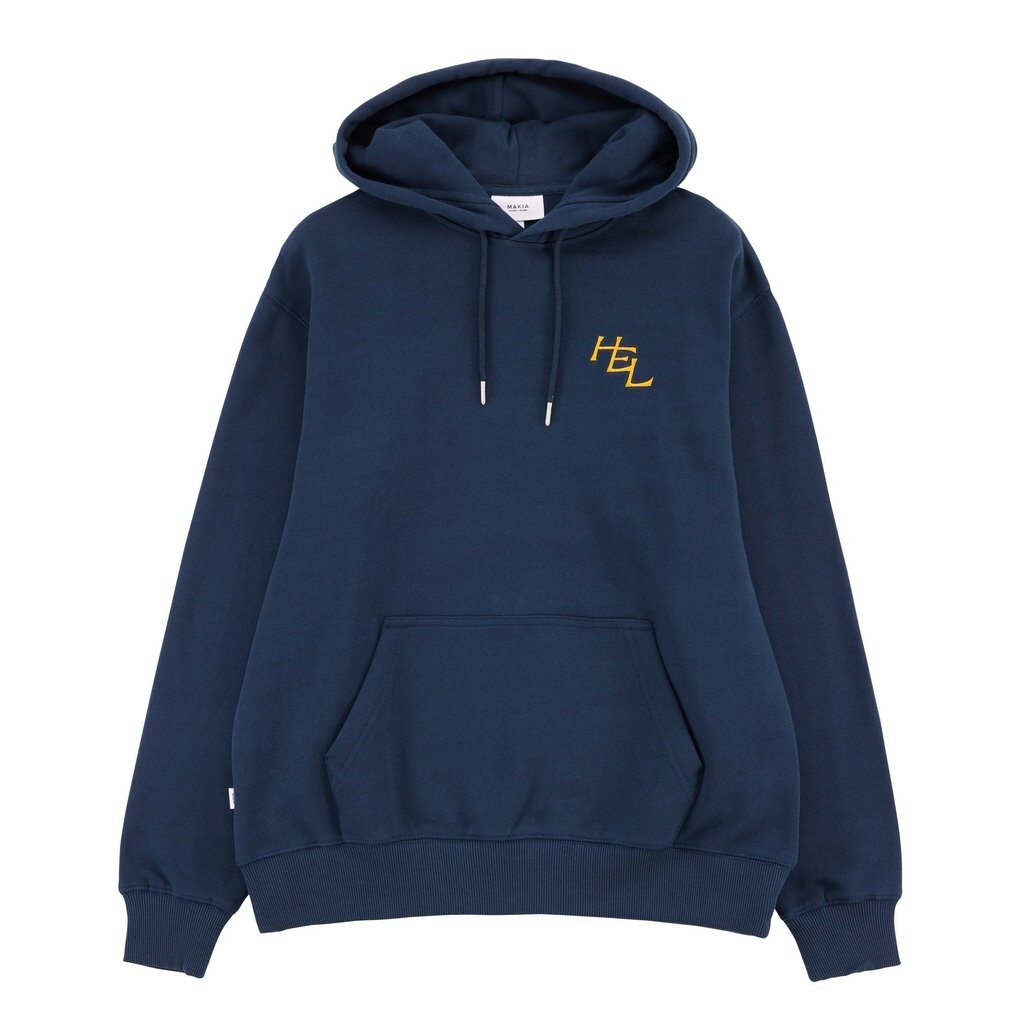 

Толстовка с капюшоном HEL HOODED Makia, синий