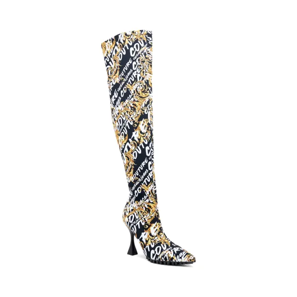

Сапоги на шпильке Versace, мультиколор
