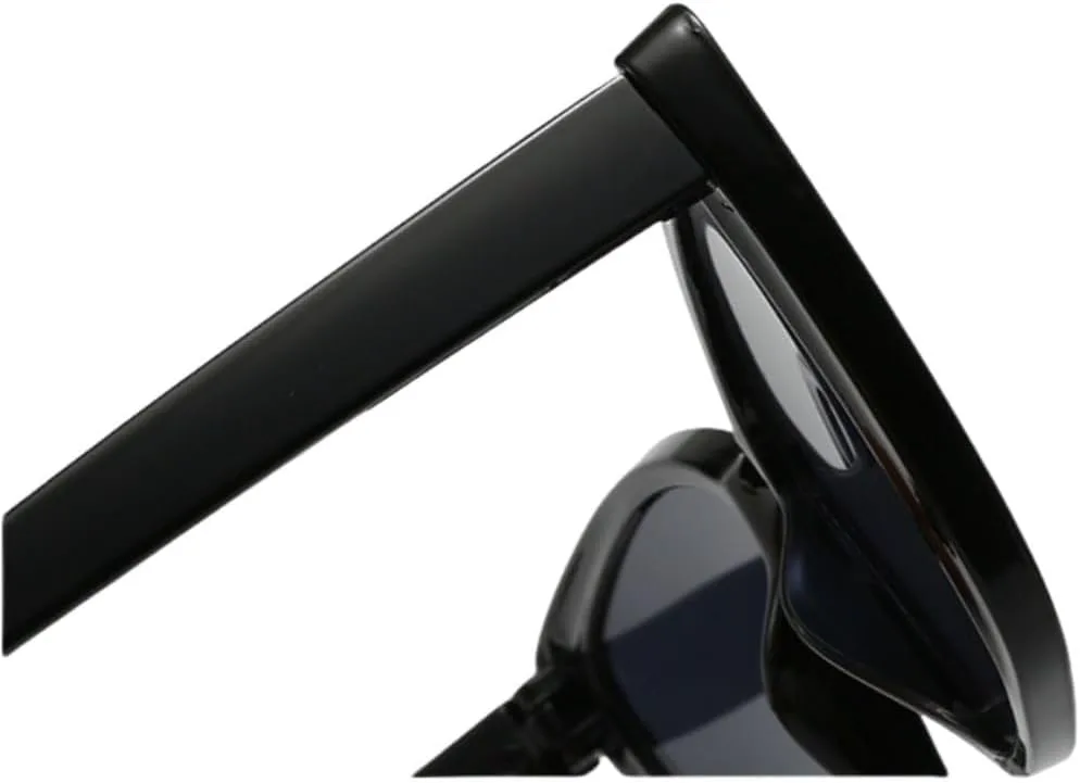 

Винтажные солнцезащитные очки «кошачий глаз» для женщин, квадратная маленькая оправа, ретро-стиль, модные солнцезащитные очки для женщин GHVWYX, Black Grey