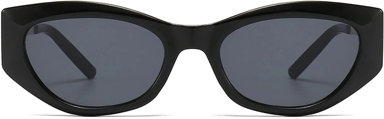 

Солнцезащитные очки в форме «кошачий глаз» с угловатыми дужками, современный ретро-стиль с необычной формой, декоративные солнцезащитные очки VVTWSSW, Beige