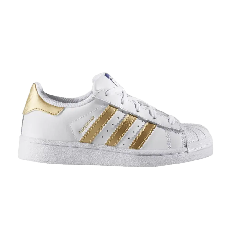 

Кроссовки adidas Superstar C 'White Gold Metallic', золотой