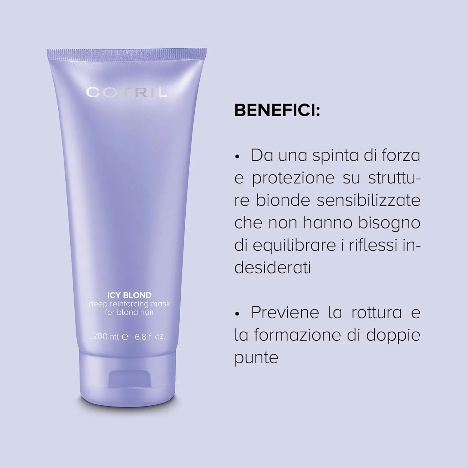 Маска для осветленных волос «Icy Blonde Deep Reinforcing Mask» от Cotril Cotril — фото 4