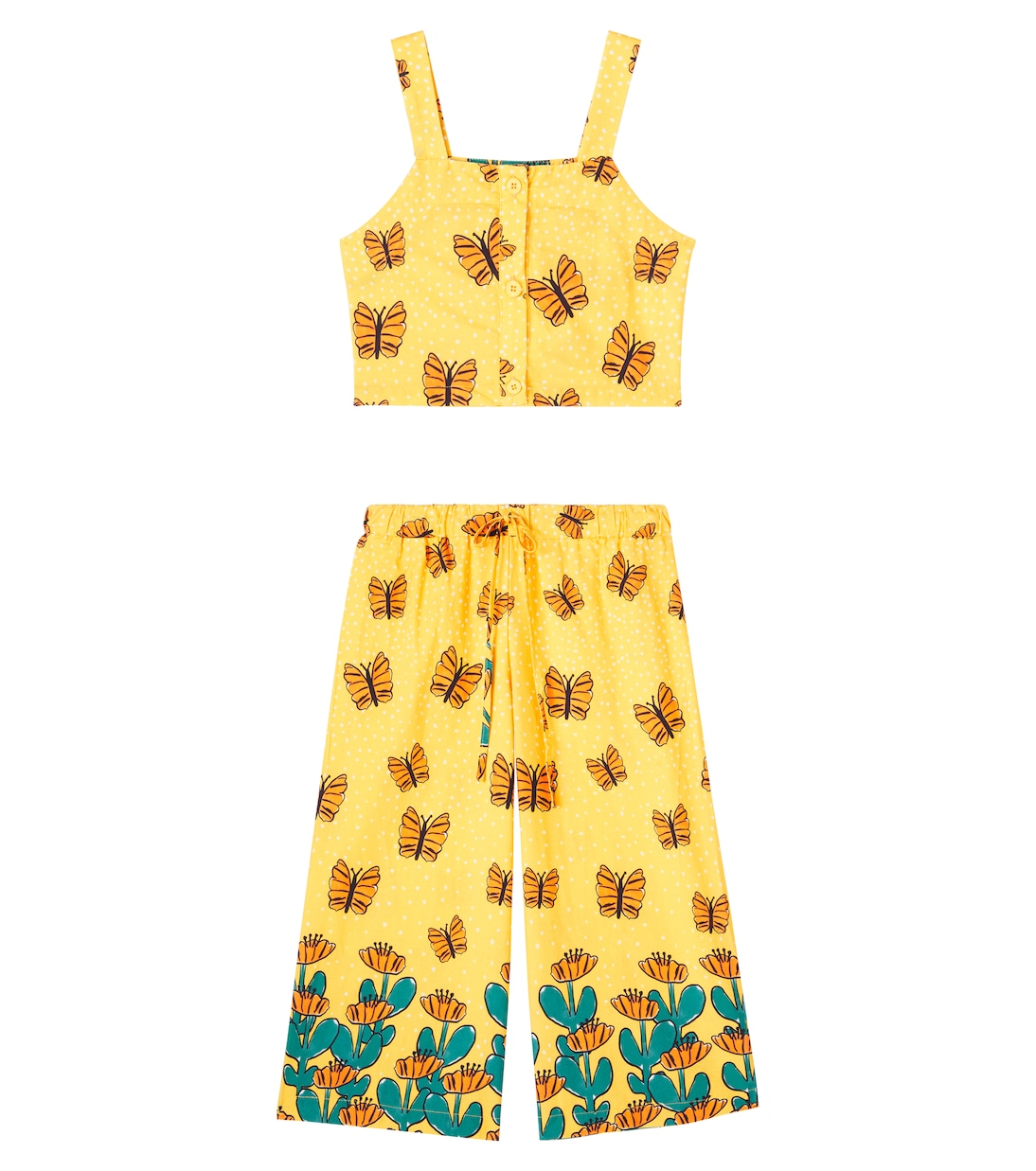 

Комплект из топа и брюк Jardim Borboleta Fábula, Est Jardim Barboleta