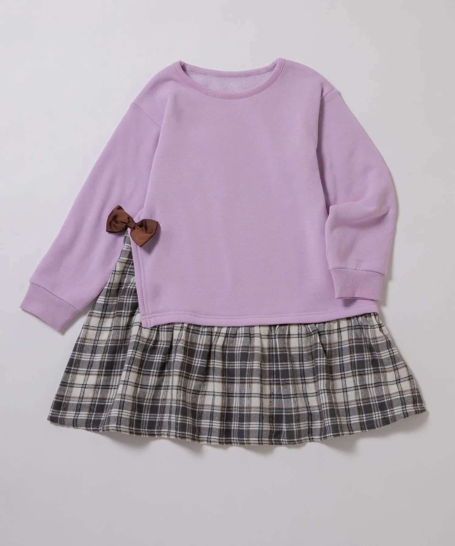 Многослойное платье на флисовой подкладке Ever Closet, Lavender — фото 3