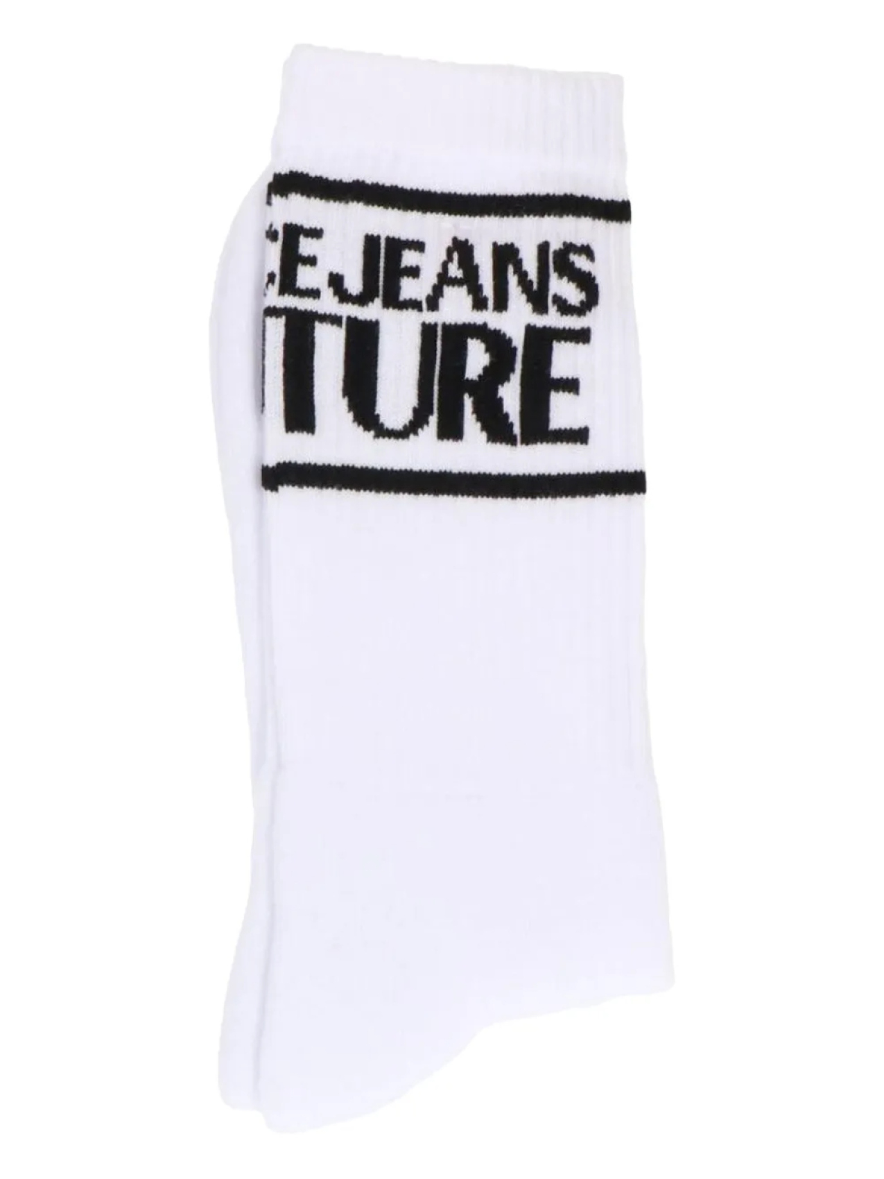 

Носки с жаккардовым логотипом Versace Jeans Couture, белый