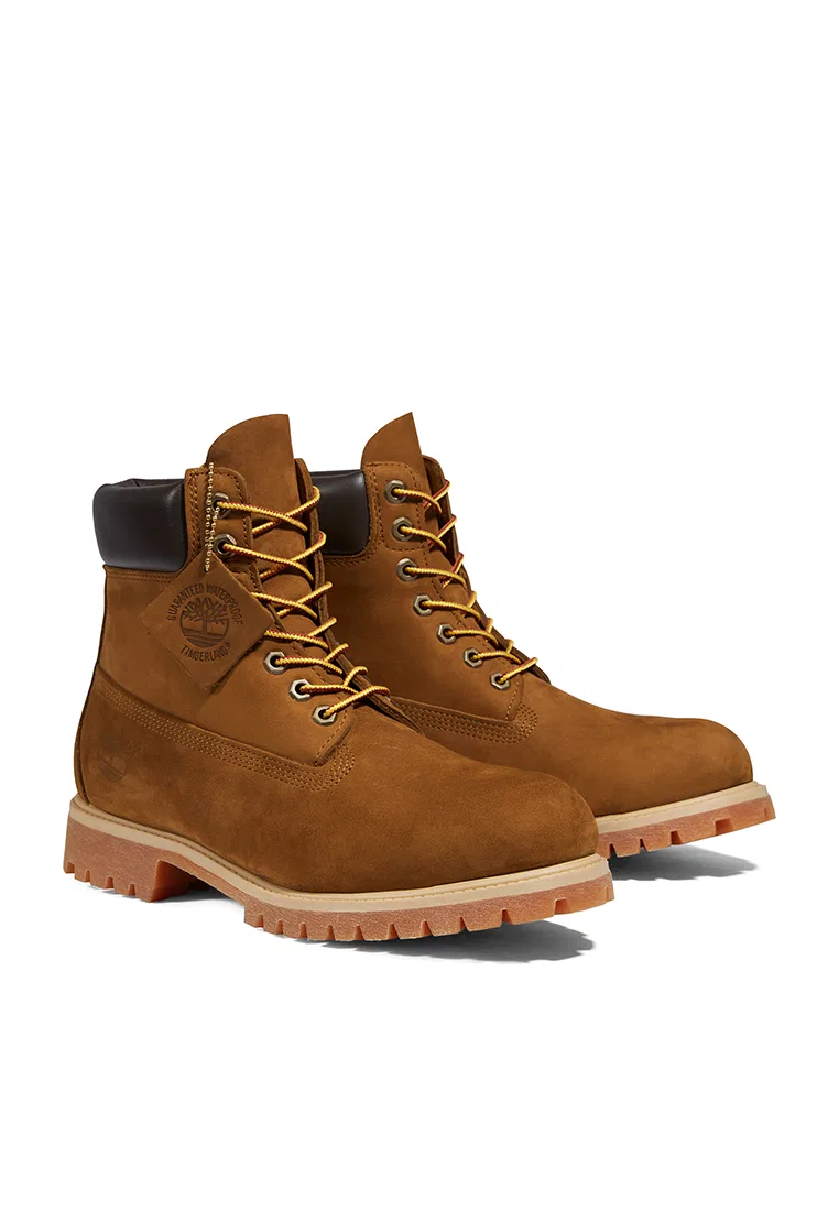Мужские ботинки Timberland Premium 6-Inch водонепроницаемые, желтый — фото 3