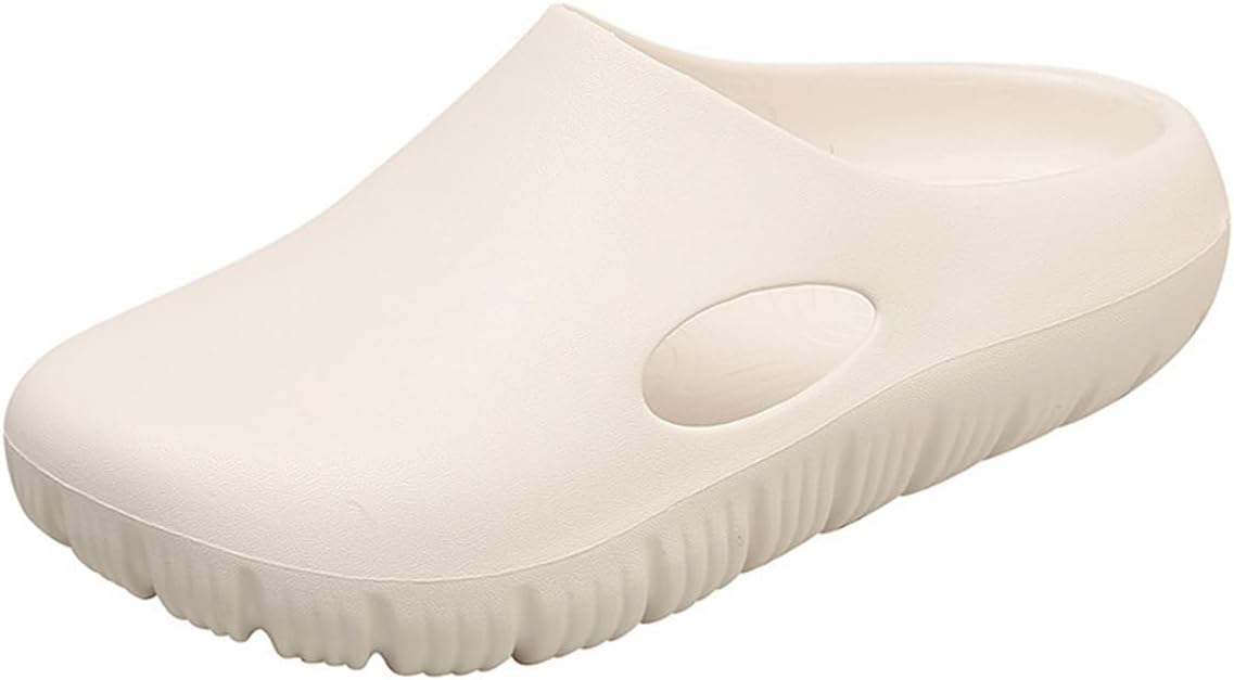 

Садовые сабо для женщин и мужчин, ортопедические сандалии с поддержкой свода стопы для медсестер, удобные водонепроницаемые туфли на низком ходу, сабо для шеф-поваров, пляжные тапочки унисекс с закрытым носком Glmdkai, белый