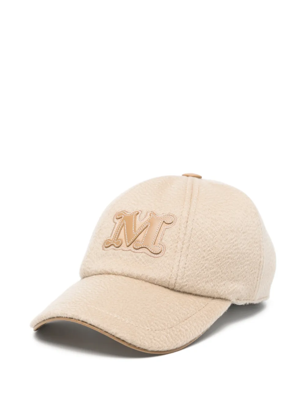 

Бейсбольная кепка с аппликацией Max Mara, бежевый