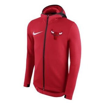 

Толстовка Men's Nike Therma Flex Showtime NBA Chicago Bulls Jacket Red, красный