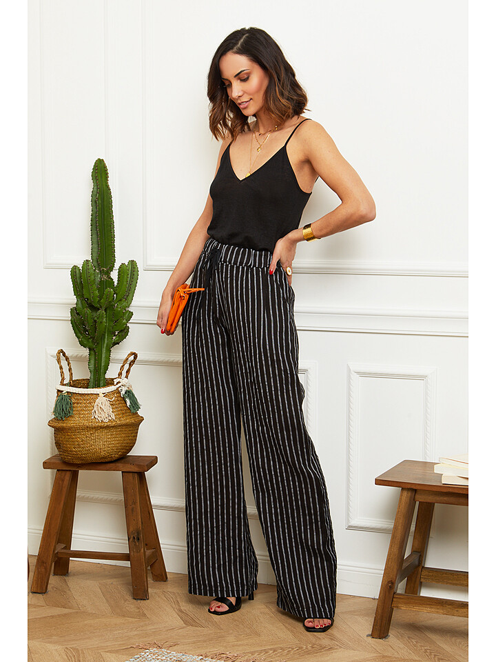 

Брюки Le Monde du Lin Leinen Hose, черный