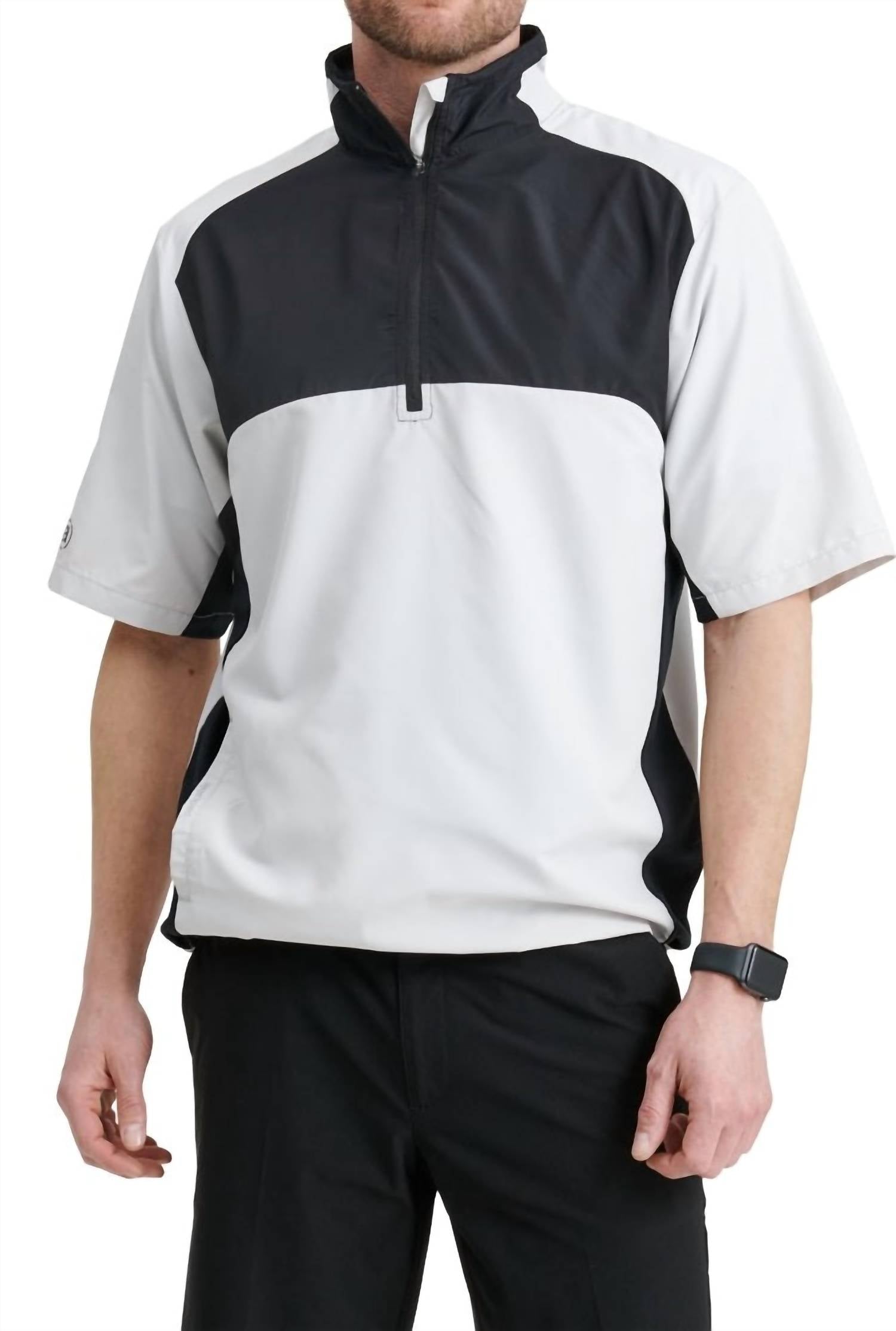 

Мужская рубашка Hills Stretch Wind в цвете Fog/черный Abacus Sportswear US