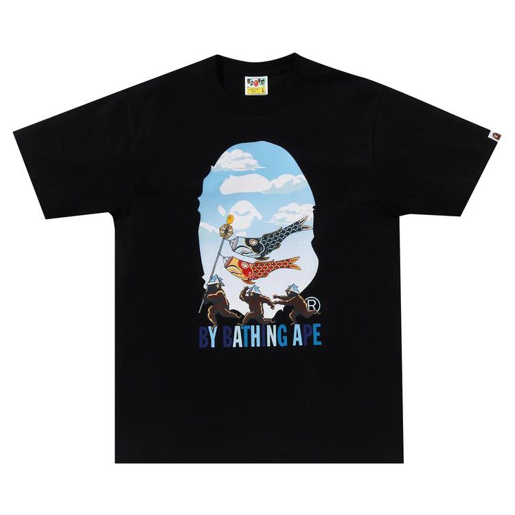 

Футболка BAPE Carp Streamer By Bathing Ape Tee 'Black'