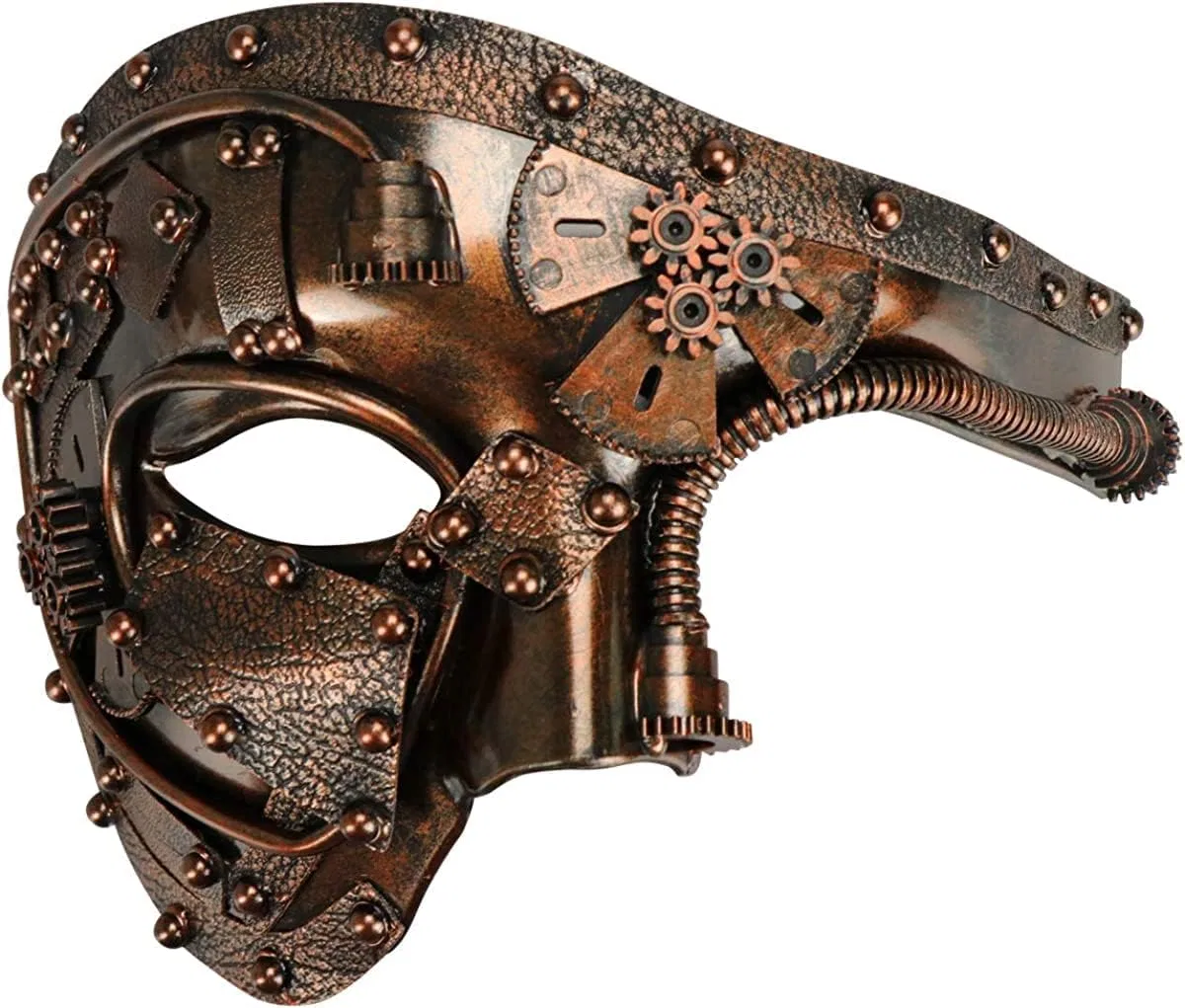 Маска для лица Ququji (Crank Set) — Masquerade механическая венецианская античная медь