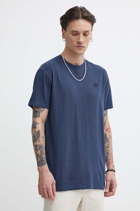 

Хлопковая футболка Superdry, темно-синий