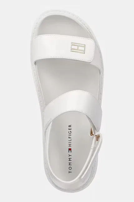 Сандалии детские с ремешками Tommy Hilfiger, белый — фото 4