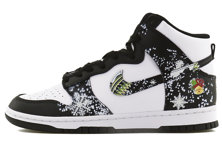 

Кастомизированные кроссовки Nike Dunk Skateboarding Shoes Men, черный/белый