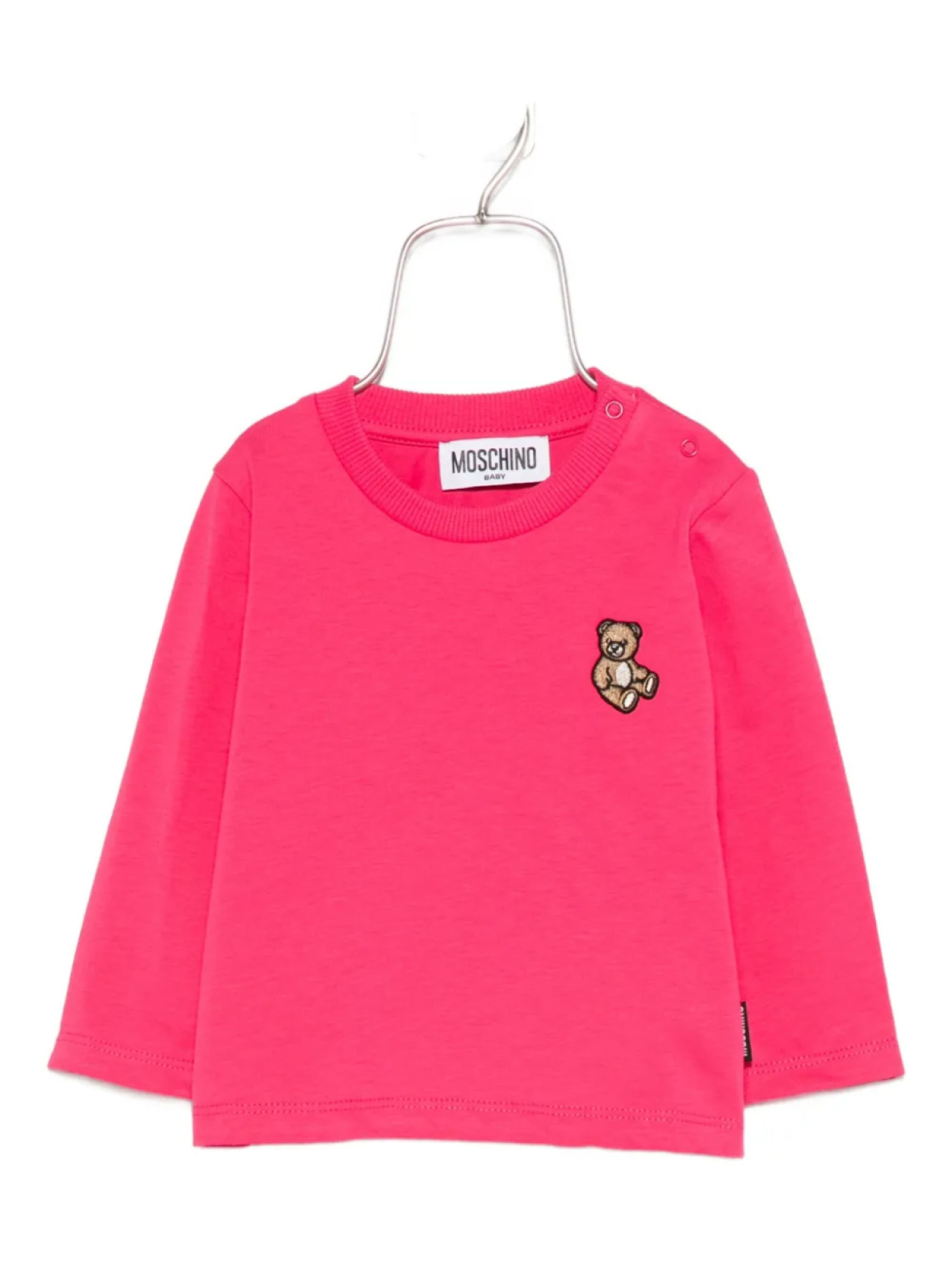 

Толстовка Moschino Kids с мотивом Teddy Bear, розовый