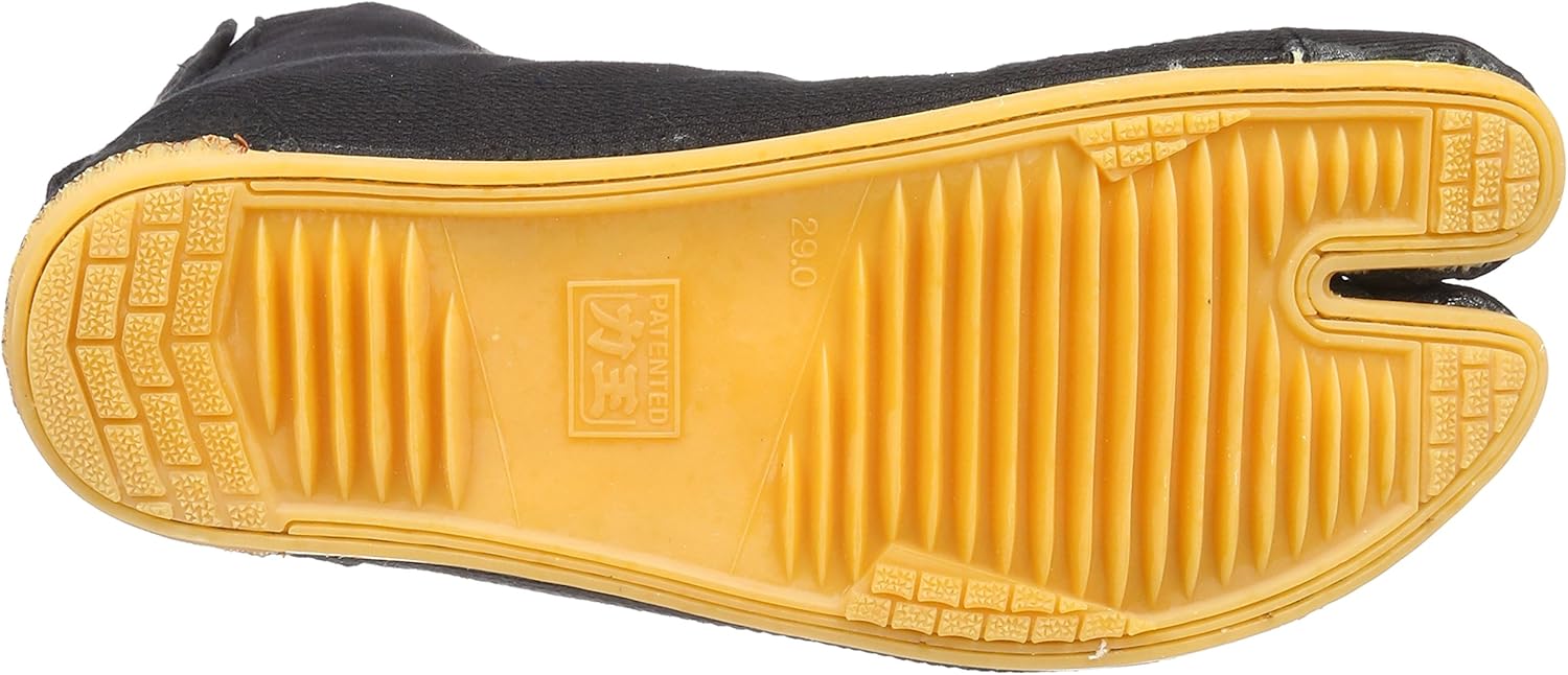 Кроссовки Ninja Tabi Low Top Comfort-Cushioned! Черные Jikatabi Rikio — фото 4