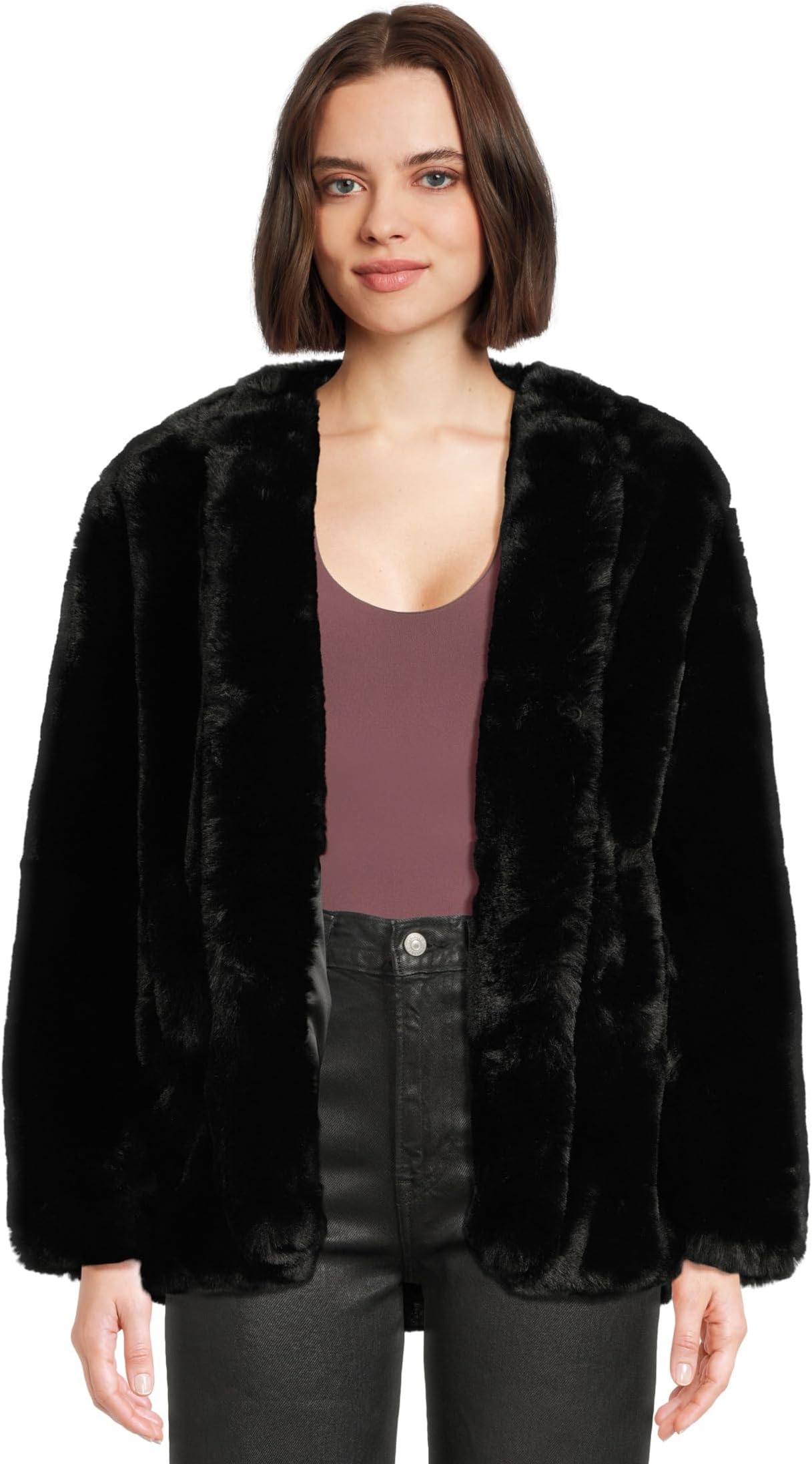 

Женская куртка из искусственного меха Blank NYC, Black