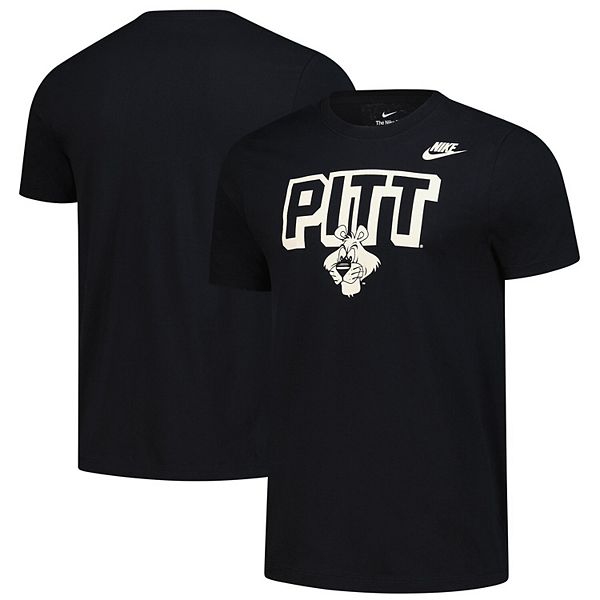 

Мужская черная футболка Pitt Panthers Fashion Team Bold Nike
