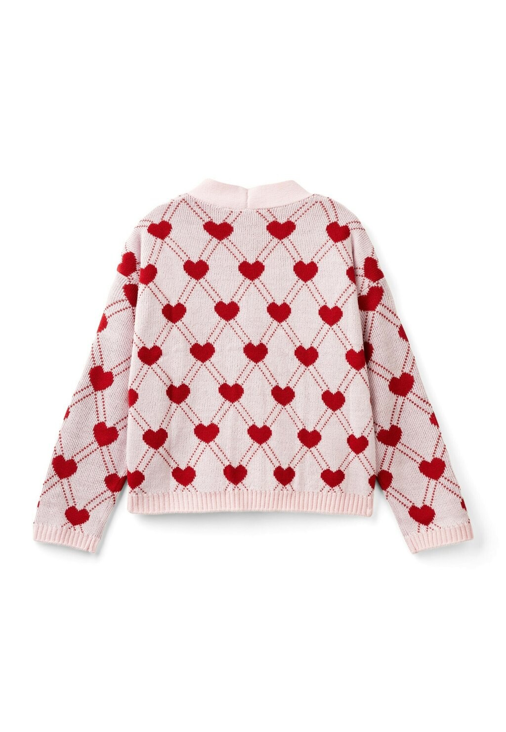 

Кардиган WITH HEART MOTIF United Colors of Benetton, розовый