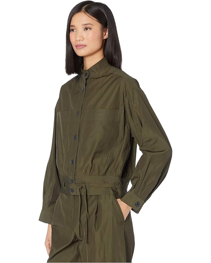 

Рубашка Jason Wu Patch Pocket Military Shirt, цвет Military Green