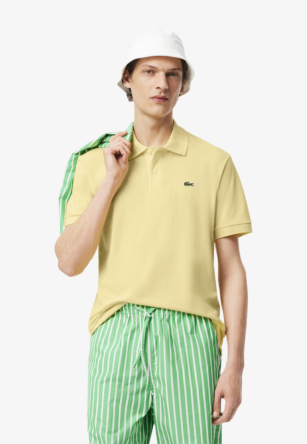 

Рубашка поло Polo LIGHT - Classic fit Lacoste, светло-желтый
