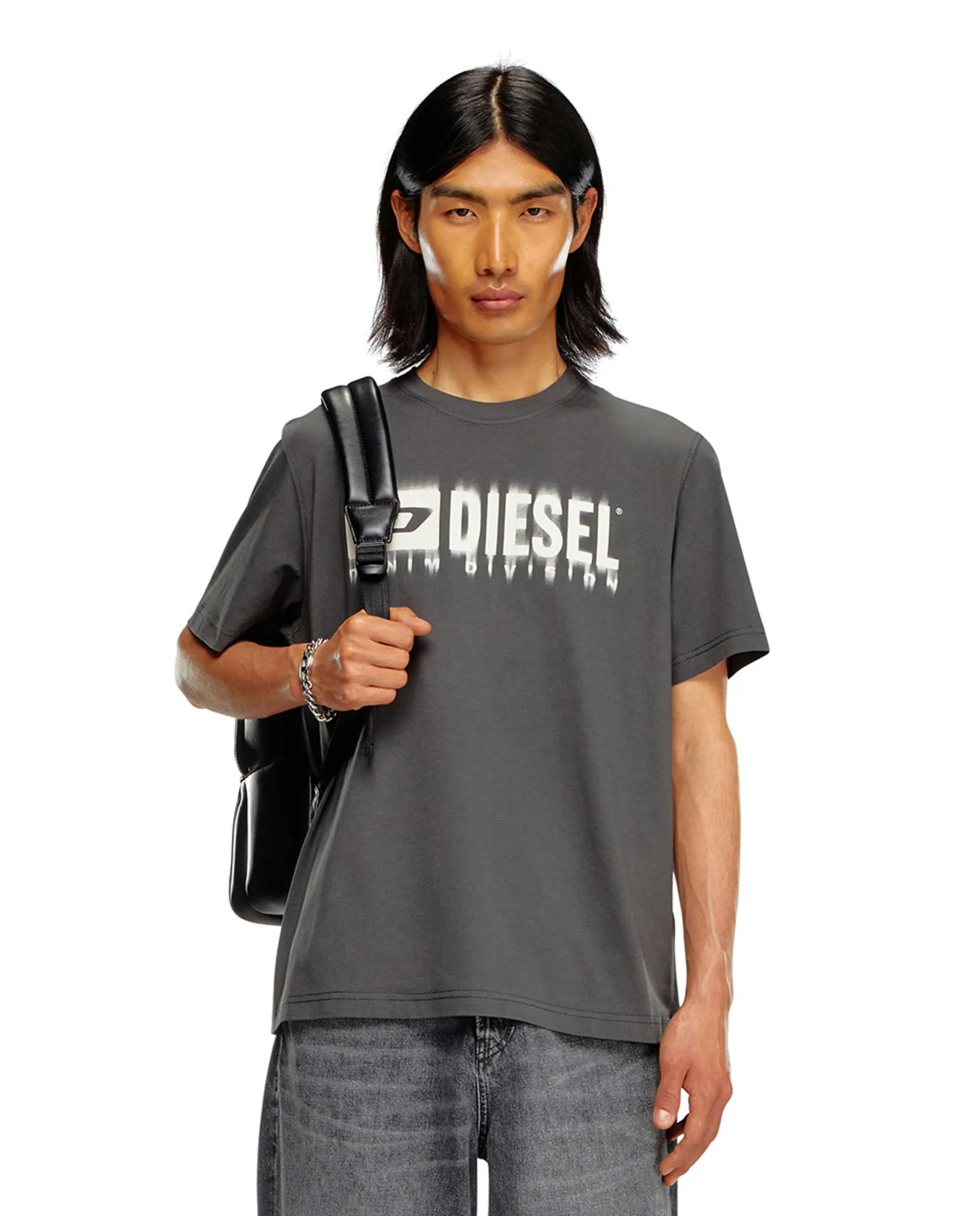 

Мужская футболка с коротким рукавом Diesel, гранатовый