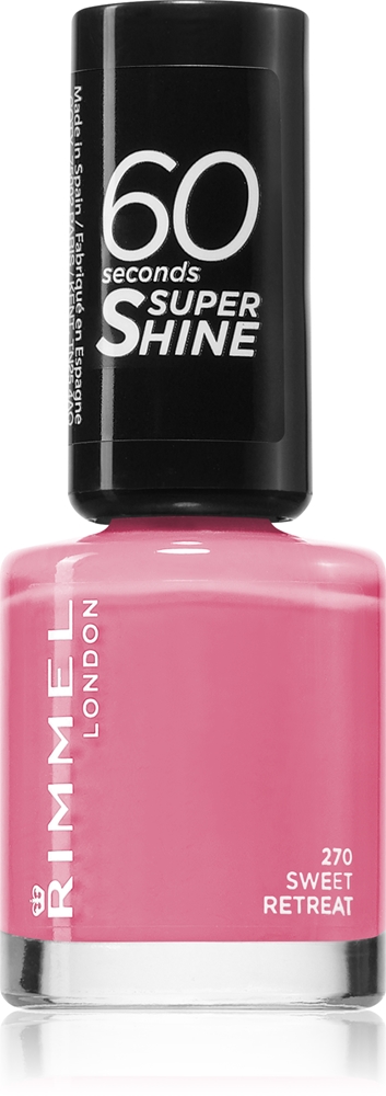 

60 секунд лака для ногтей Риты Оры Rimmel, atspalvis 270 sweet retreat 8 мл