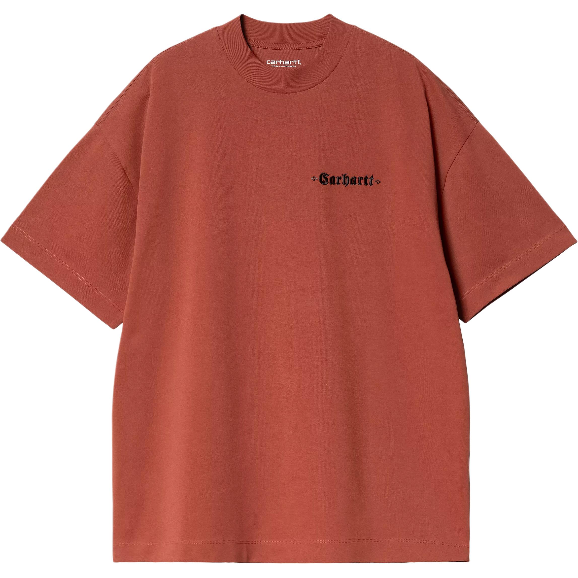 

Футболка Carhartt Wip W' S/S Women's, оранжево-красный