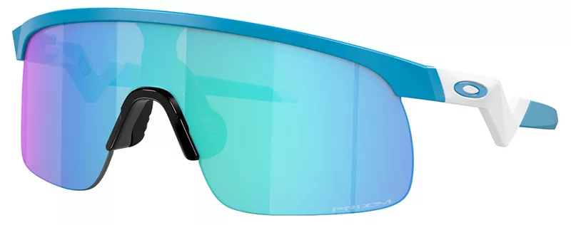 

Молодежные солнцезащитные очки Oakley с резистором, цвет Matte Sky Blue/Prizm Sapphire