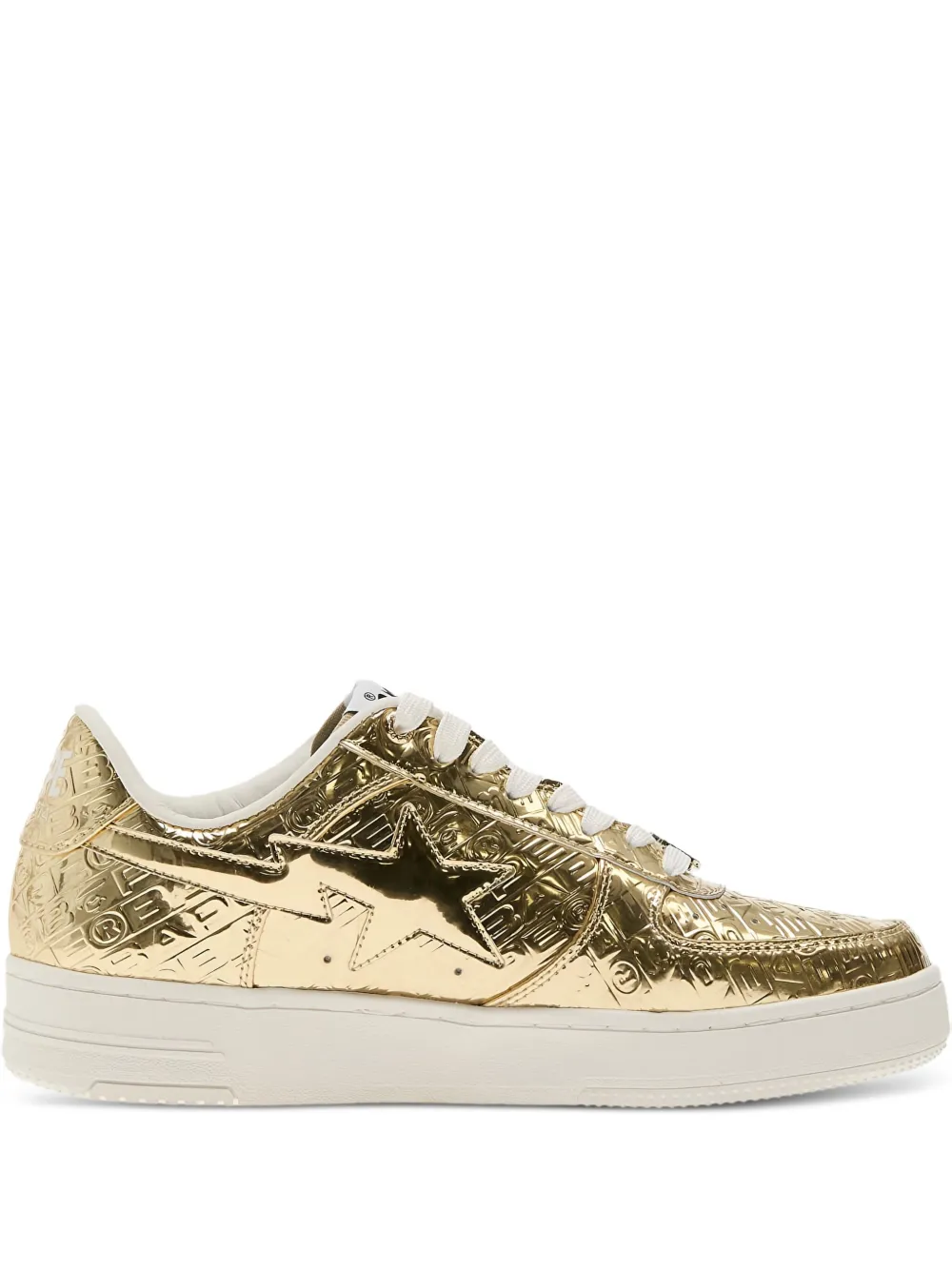 Кроссовки Bape Sta #5 A BATHING APE, золотой