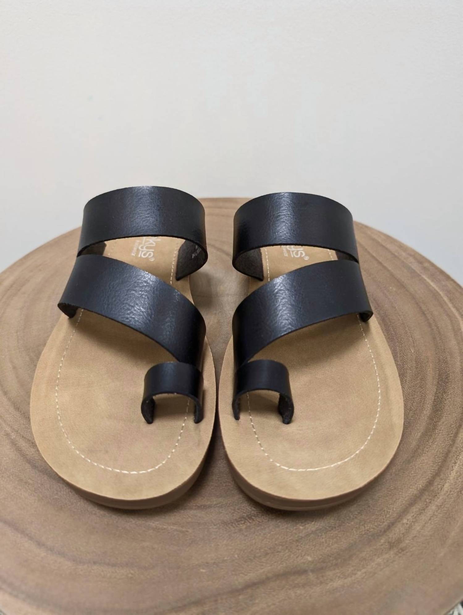 Женские сандалии Just A Fling в черном цвете Corkys Footwear — фото 2