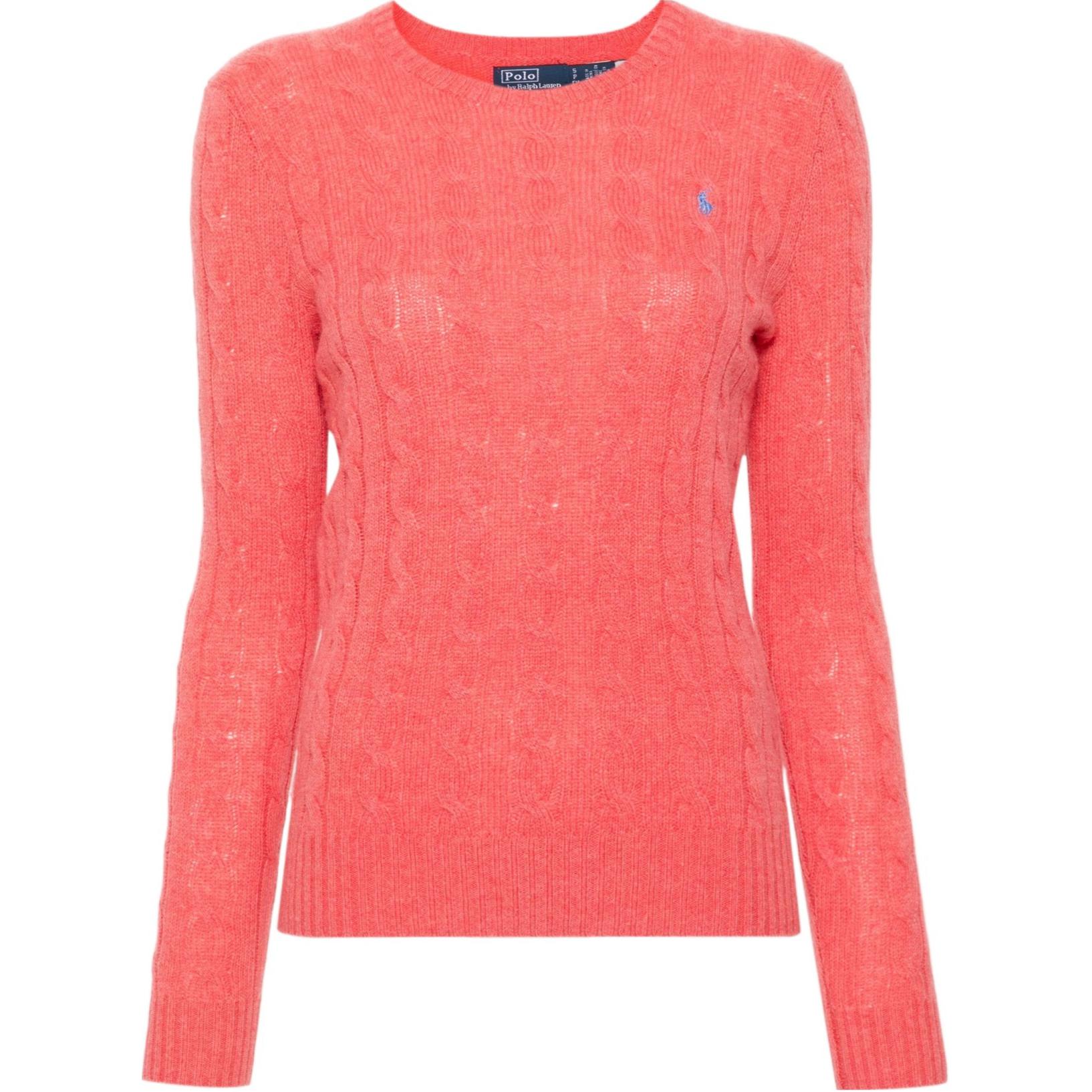 

Julianna Длинный Рукав Пуловер Розетка Heather Polo Ralph Lauren, Розовый