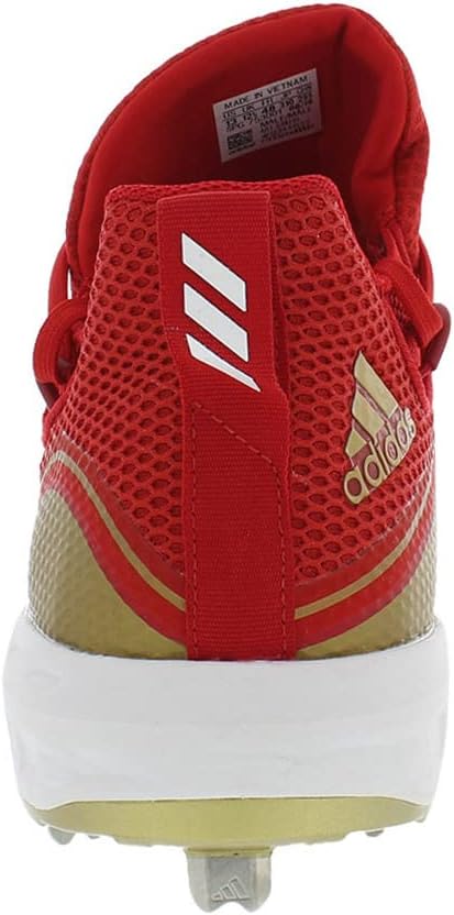 Adidas Men's Icon V Bounce Baseball бутсы, красный/золотой/белый — фото 3