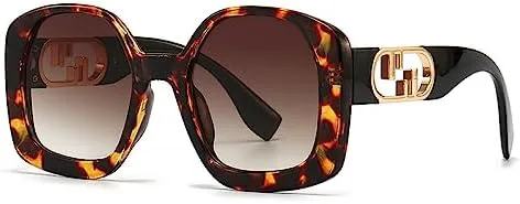 

2027 Модные квадратные солнцезащитные очки для женщин, винтажные панк-очки, большие солнцезащитные очки для мужчин, защита от УФ-излучения UV400 MTZJH, Heidaimaocha