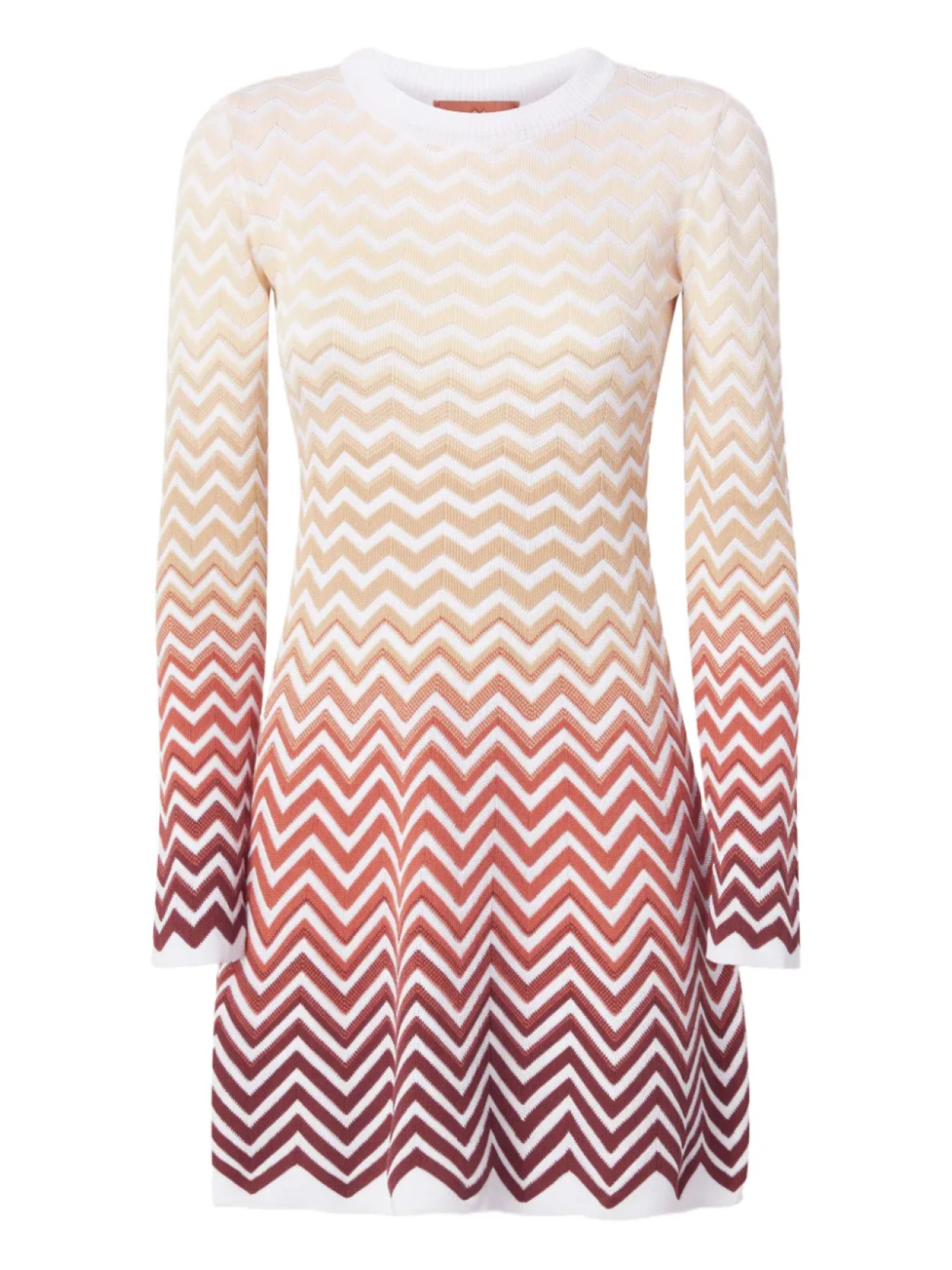 

Мини-платье с зигзагообразным узором Missoni, нейтральный
