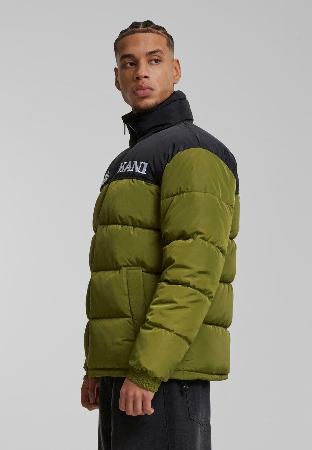 

Зимняя куртка RETRO ESSENTIAL PUFFER Karl Kani, оливковый