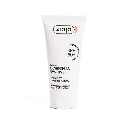 

Med Protective Treatment Матирующий крем для лица UVA+UVB 50 мл, Ziaja